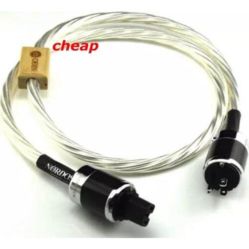 Cheap--HIFI Odin Power Cable Hi-end Super Power Core with Carbon Fiber Power Plug cord US&EU Version