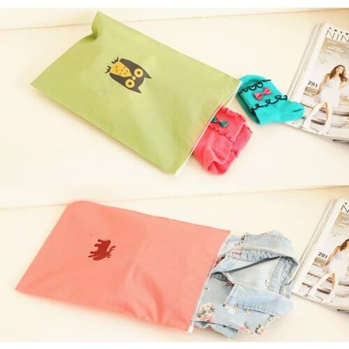 Travel Vacuum Bags For Clothes Wardrobe Closet Toys Waterproof Underwear Shoes Storage Bags Housekeeping Zipper Organizer bag