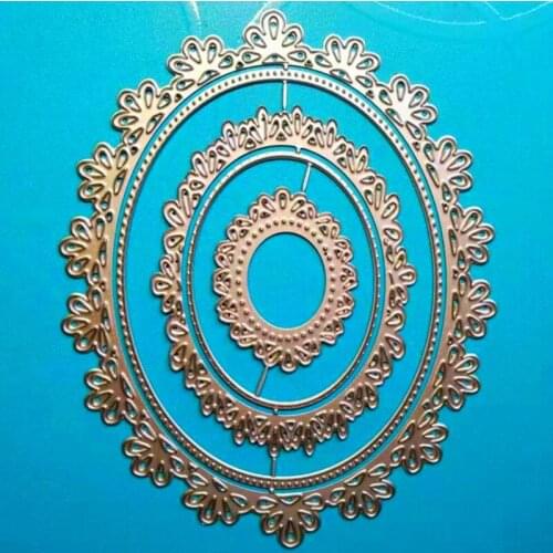 NEW Metal Cutting Dies For Scrapbooking Stencils LACE FRAME Scrapbook CUT DIY Paper Album Cards Decoration Embossing Die Cuts
