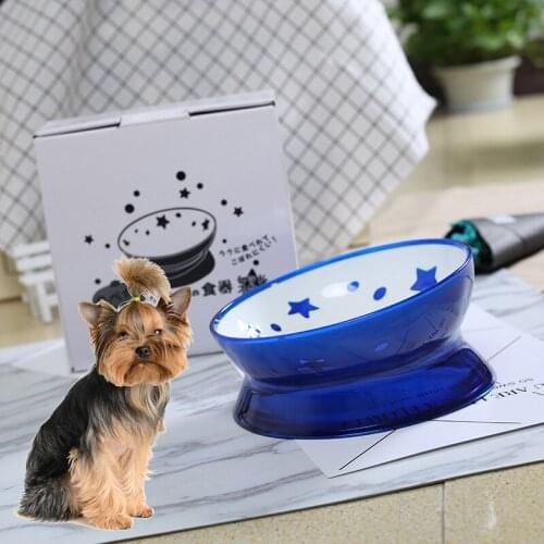 Pet tilt bowl, dog bowl cat bowl, pet bowl rice bowl food bowl water bowl
