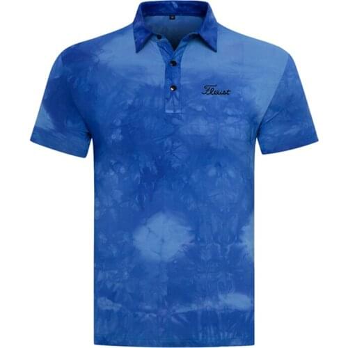 Golf Clothing Mens Golf T-shirt Summer Short Sleeve Shirt Dry Fit Breathable Polo Shirts for Men