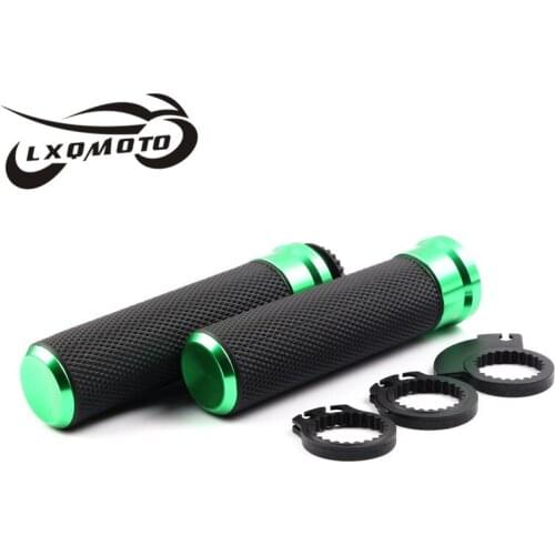 High Quality 7/8" Universal Handlebar Grips Handle Bar For KAWASAKI Z750 Z800 Z1000 VERSYS1000 ZX10R ZX7R ZX9R ZX6R/636 ER6N