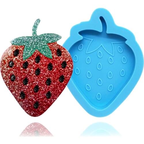 Strawberry Silicone Mold Resin Tools Sugarcraft Cupcake Baking Mold Fondant Cake Decorating Tools