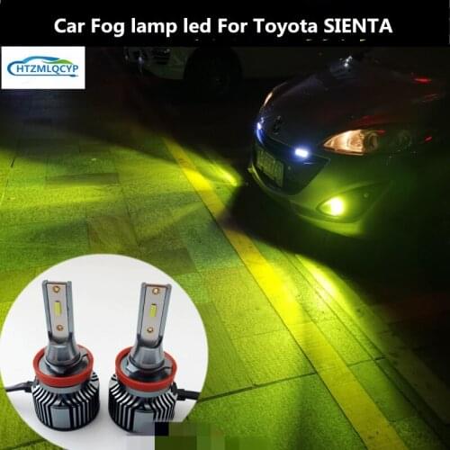 Car Fog lamp led For Toyota SIENTA NCP 170 171 series 12V 6000K 30W SIENTA headlight decoration modification parts