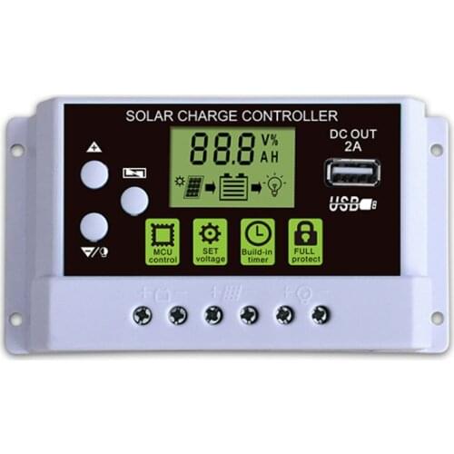 KYZ 10a/20a/30a Led Smart Lithium Battery Solar Street Light Charging Controller