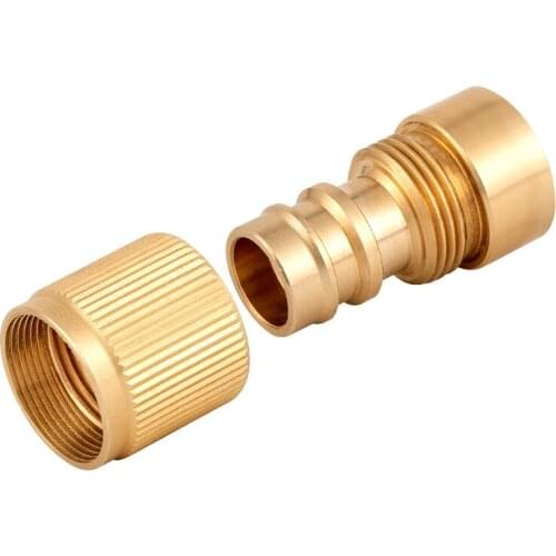 Universal Tap Quick Connector Pure Brass Kitchen Bathroom Faucet Tap Connector Garden Hose Water Connection Adapters Watering