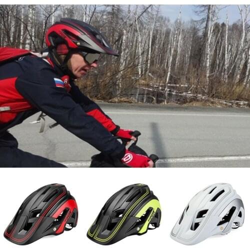 BATFOX Bike Helmet Men Women Bicycle Helmet Integrally-molded Black Red Matte mtb Helmets casco mtb casque velo Cycling helmets