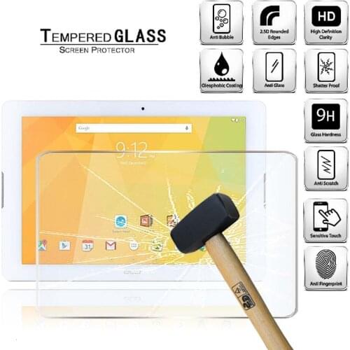Tablet Tempered Glass Screen Protector Cover for Acer Iconia One 10 B3-A20 10.1 Inch Explosion-Proof HD Tempered Film