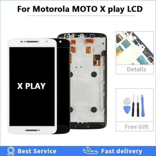 LCD For Motorola X Play Display Assembly Touch Screen Digitizer Frame For Moto X Play XT1561 LCD XT1561 XT1562 XT1563 lcd parts