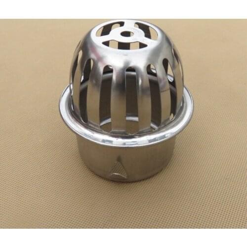 1pc 3 inch Round Balcony Roof Anti-blocking Stainless Steel Ffloor Drain