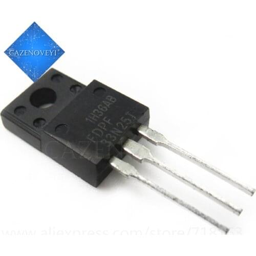 10pcs/lot FDPF33N25T FDPF33N25 33N25T TO-220F In Stock