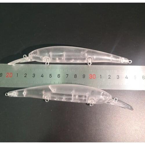 10pcs Unpainted Minnow bait Fishing Lure Body 145MM 14.6G Blank lures FREE EYE 8349