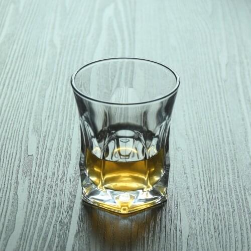 2 Pcs/lot classical transparent fashion whiskey wine glass party pub wine drinking glass cups 200901-66