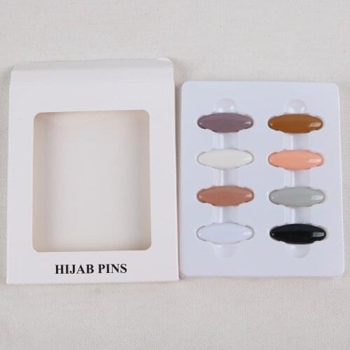 2020 Newest Design High Quality Muti-Color Plastic Scarf Accessories Buckle Muslim Hijab Safety Pins