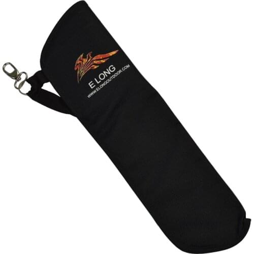 Free shipping 1 pcs black arrow quiver back bag archery bow arrow holder side bag