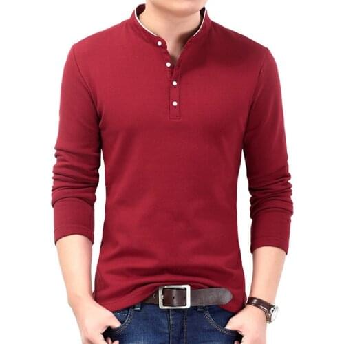 Мужские поло с длинным рукавом BULUOLANDI China At AliExpress