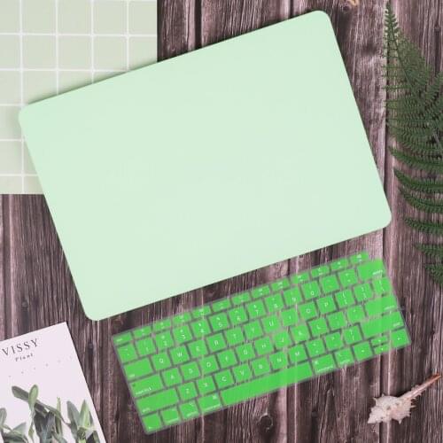 Smooth Cream Plastic Hard Shell Case for MacBook Air Pro Retina 11 12 13 15 16 inch 2020 A2338 A2289 A2337 A2179 Cover 4 in 1
