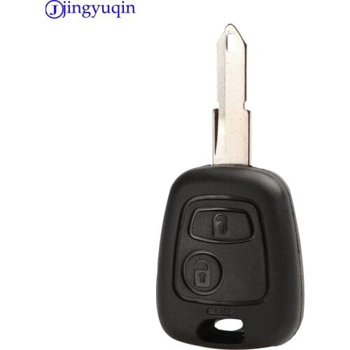 Jingyuqin 10ps/lot 2 Buttons NE73 Blade Remote Key Fob Controller Cover Case For PEUGEOT 206 For Citroen Shell