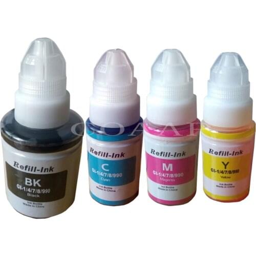 Compatible GI890BK GI890C GI890M GI890Y One machine ink for canon G1000 G1100 G1400 G2400 G3400 G2000 G3000 G2900 G3100 G3200