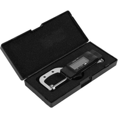 0-25.4mm Digital Thickness Gauge Meter Tester Stainless Steel Inch/Metric Measuring Equipment Tools Dimensional Measurement