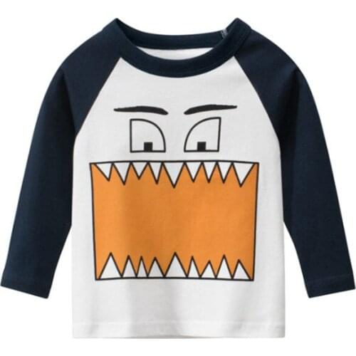 Kids Boys Childrens T-Shirts Clothing Autumn New Style 2020 Long Sleeved T-shirt Baby Clothes Childrens bottoming T-Shirts