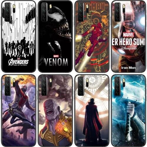 Cinematic Universe Black Soft Cover The Pooh For Huawei Nova 8 7 6 SE 5T 7i 5i 5Z 5 4 4E 3 3i 3E 2i Pro Phone Case cases