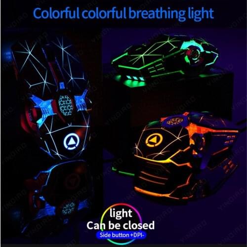 Wired USB Gaming Mouse RGB Gamer 3200 DPI 7 Buttons Mice Optical Office Computer Mouse For Desktop Laptop Ergonomic Game Mouse