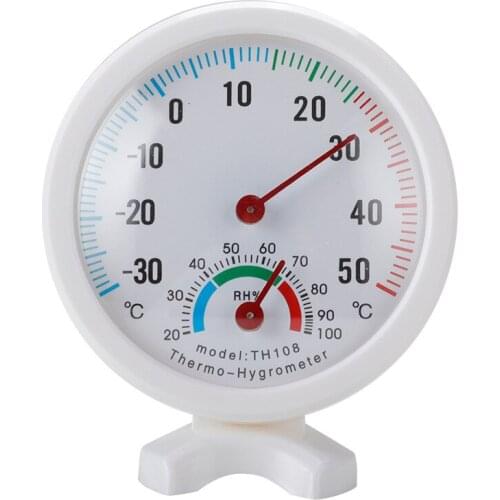 Pointer Type Thermometer and Hygrometer Desktop Can Be Hung and Can Be Vertical Induction Type Pointer Sensor