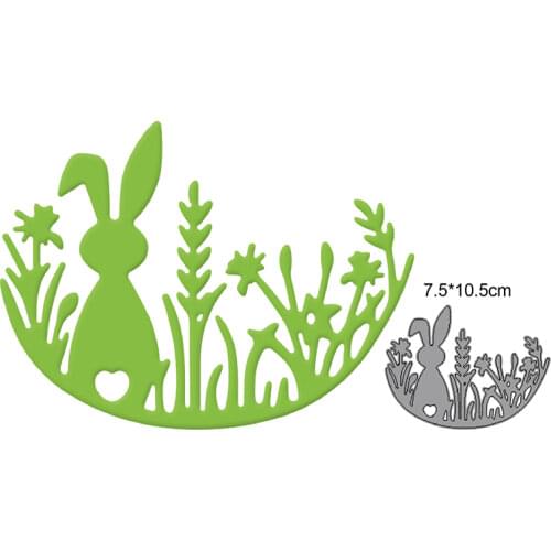 New Easter Bunny Animal 2021 Metal Cutting Dies for DIY Scrapbooking Decor and Card Making Embossing Craft