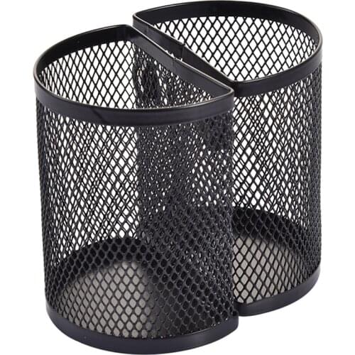 Semicircular Mesh Magnetic Pen Holder Office Classroom Home Storage Stationery Desktop Organizer For Whiteboard/refrigerator