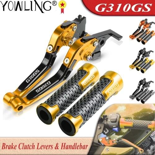 For BMW G310GS 2017 2018 2019 2020 Motorcycle Accessories Adjustable Extendable Brake Clutch Lever Handle Bar Grip G310 G 310 GS