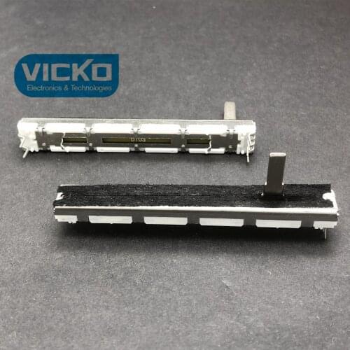 [VK]Behringer Soundcraft 7.5cm 75MM A50KX2 A50K D10K D10KX2 double straight mixer fader slide potentiometer 15mm switch white