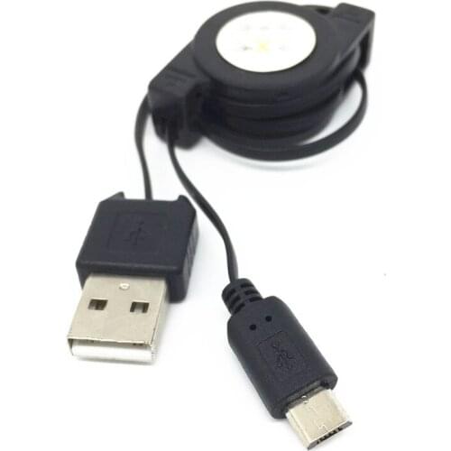 Retractable Micro USB Data Sync Charger Cable for Samsung Spica S7566 S6810 S6310 S6102 T959V S5660 Flagship W899 W999 Sm G5309