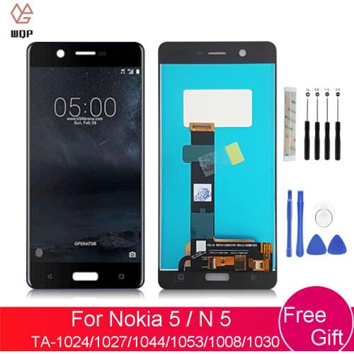 5.2" For Nokia 5 LCD Display Touch Screen Digitizer Assembly Replacement For Nokia5 N5 TA-1008 TA-1030 TA-1053 Pantalla