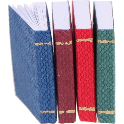 1pc 1:12 Dollhouse Mini Paper Book Model Furniture Accessories Toys For Dollhouse Decals New