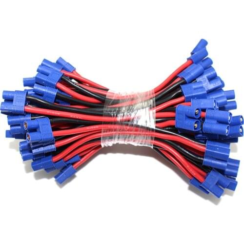 10pcs EC3 male and female connector with 14AWG 120MM silicone cable