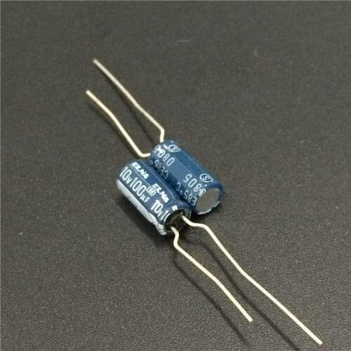 100pcs 100uF 10V Japan ELNA RE2 Series 5x11mm 10V100uF Audio capacitor