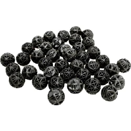 20/50/100pcs D16mm Filter Balls Aquarium Pond Reef Bio Black Fish Tank Air Pump Canister Biochemical Cotton Filter Sponge Media