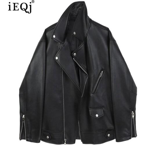 Женские кожаные куртки IEQJ China At AliExpress