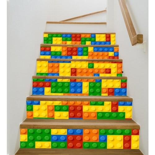 Innovative Stair Stickers Living Bed Room Diy Children Kids Room Decorative Home Decor Waterproof Wall Stickers Stairs Sticker