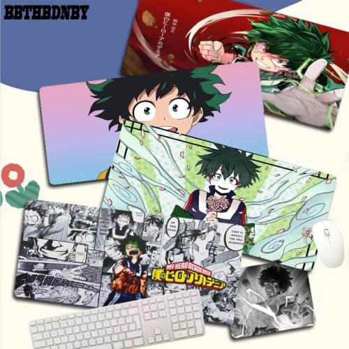 BBTHBDNBY Anime My Hero Academia Midoriya Izuku Mouse Pad Large Game Size for Deak Mat for overwatch/cs go/world of warcraft