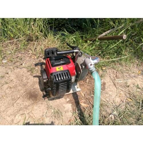 Small 1/1.5 inch 2-stroke gasoline engine self-priming pump / municipal drainage aid / farm irrigation / garden spray