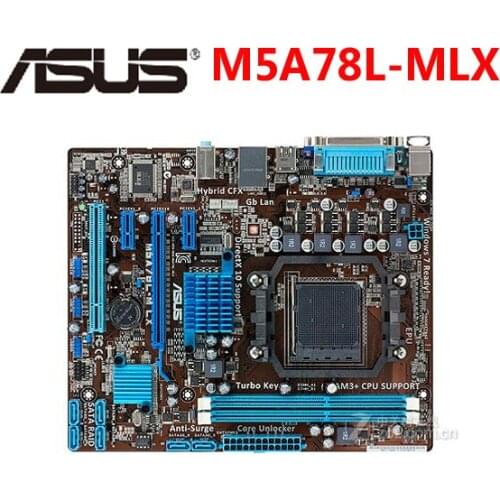 ASUS M5A78L-M LX Motherboard M5A78L-M LX Socket AM3/AM3+ Systemboard M5A78L DDR3 AMD 760G/780L 16GB Desktop Mainboard Used