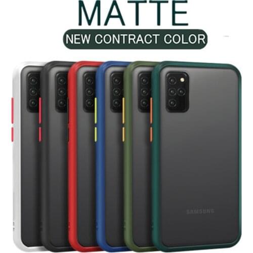 Matte Translucent Case For Samsung A02S A42 A12 A01 A11 A21S A31 A41 A51 A71 A32 A52 A72 Cover Galaxy M51 M31S M30S M21S M11 M01