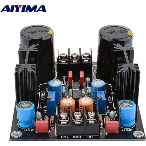 AIYIMA LM317 LM337 Rectifier Filter Module 50V 4700uf 1.5A AC To DC Filter Power Supply DIY Audio Sound Amplifier Home Theater