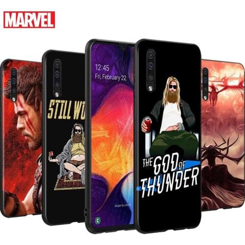 Avengers Thor For Samsung Galaxy A90 A80 A70S A60 A50S A40S A30S A20E A10S A2 Core 5G Black Soft Phone Case