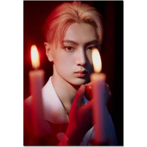 Jay ENHYPEN Poster Canvas Poster 30X45cm,40X60cm Art Home Decoration Cloth Fabric Wall Poster Print Silk Fabric