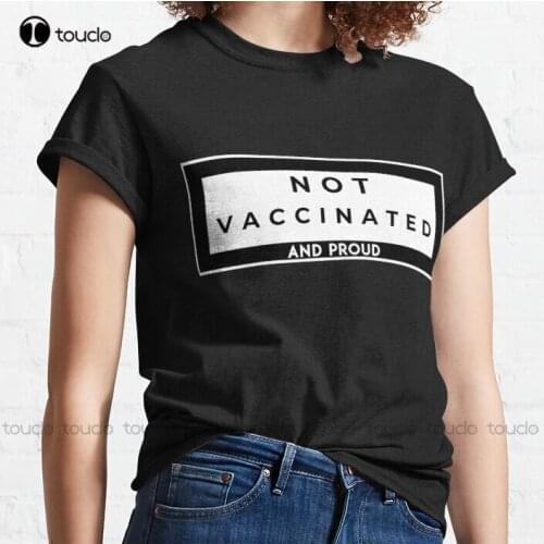New Unvaccinated Classic 1 T-Shirt Cotton Tee Shirt