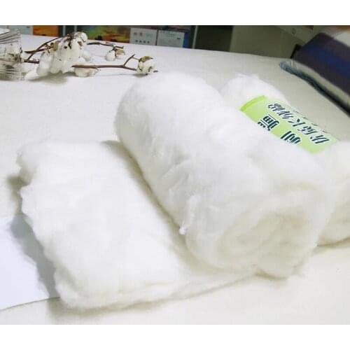 100% cotton quilt comforter incore filling cotton recyclable natural long-staple cotton one roll 1kg