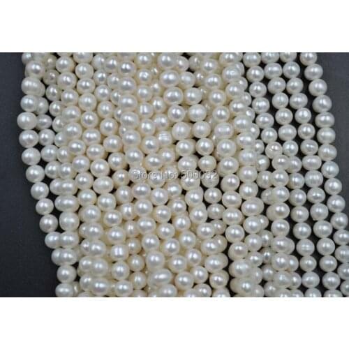 Wholesale 10 strands 6-7mm cultured freshwater pearl strings